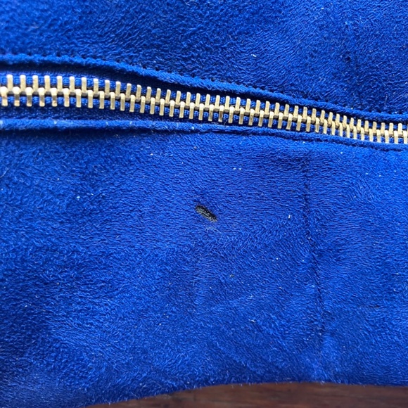 Avenue faux suede blue booties - Picture 8 of 8